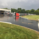 What Joe Schubkegel says to be his toolbox, sitting in the rain after the dealership allegedly pushed it outside and it got stuck in the asphalt. Photo credit: Joe Schubkegel